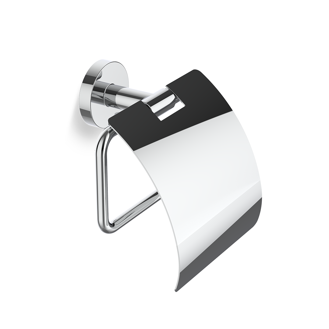 DW BA TPH4 BASIC Toilet paper holder with cover - Chrome