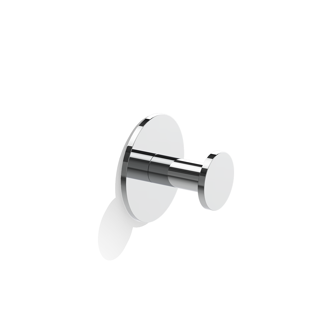 DW BA SK HAK4 BASIC Hook - Chrome - Self-adhesive