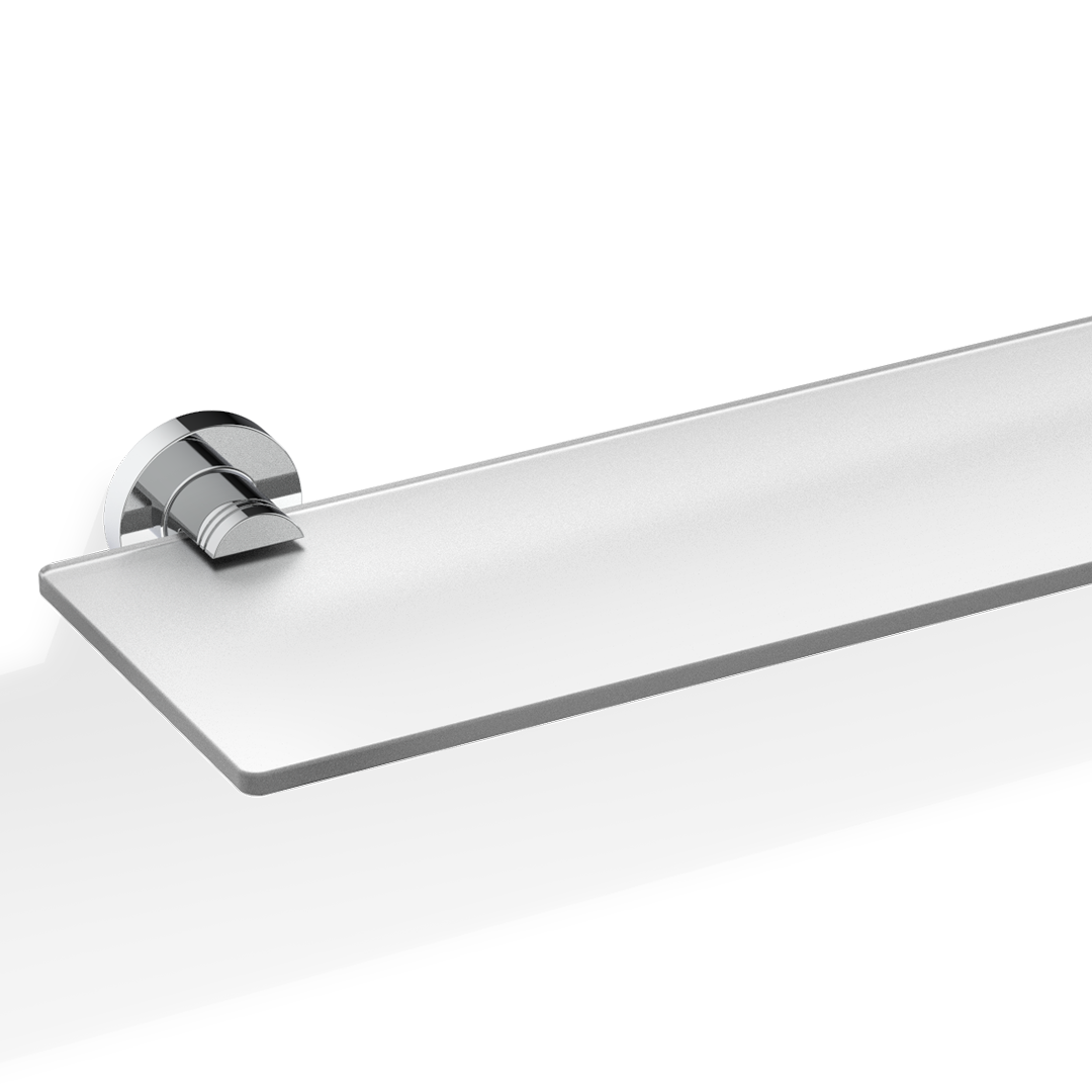 DW BA GKH BASIC Shelf holder (1 pair) - Chrome
