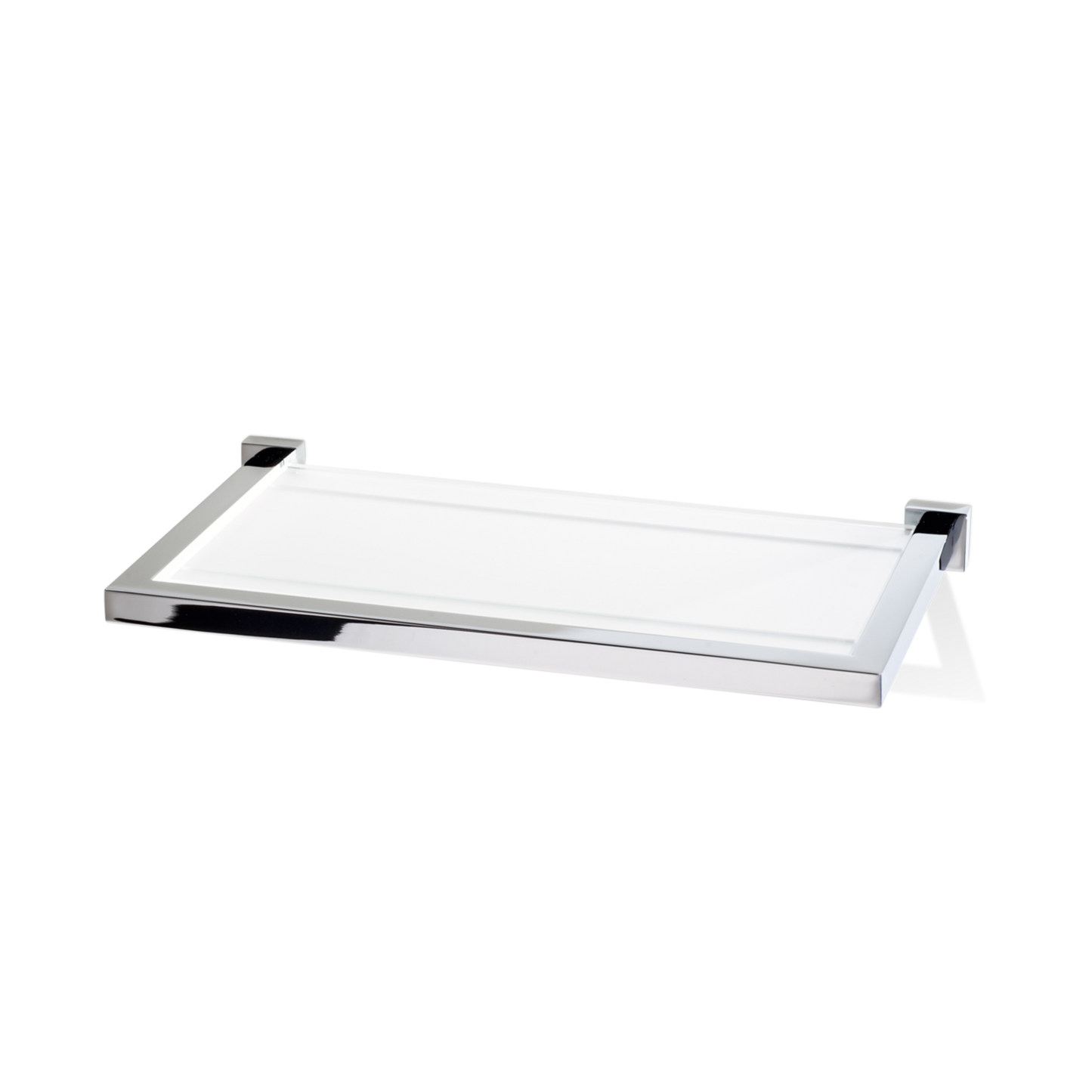 DW CO GLA30 CORNER Shelf 12" with frame - Chrome