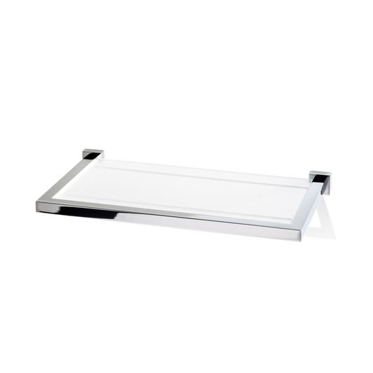 DW CO GLA30 CORNER Shelf 12" with frame - Chrome