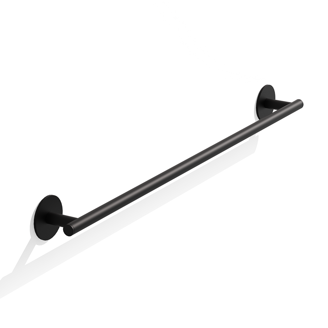DW BA SK HTE65 BASIC Towel rail - Black Matte - Self-adhesive