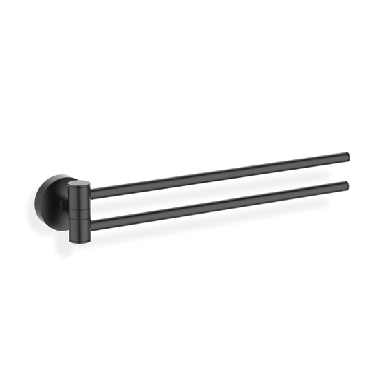 DW BA HTH2 BASIC Towel rail double - Black Matte