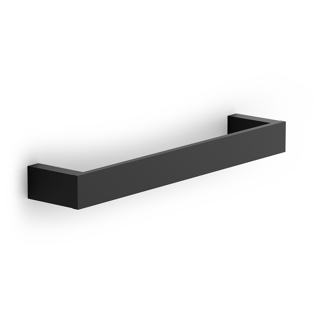 DW CONTRACT HTE30 Towel rail 12" single - Black Matte