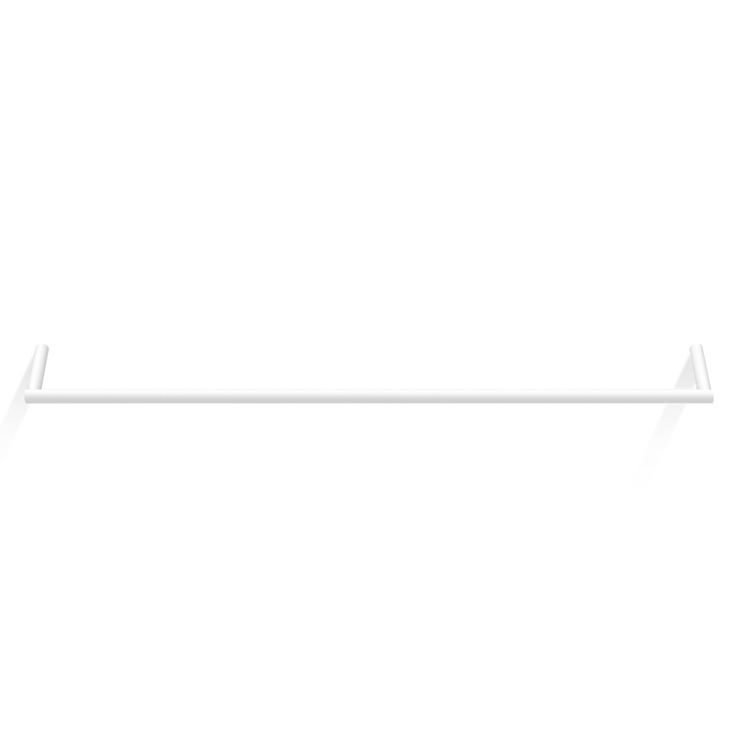 DW MK HTE60 MIKADO Towel rail 24" single - White Matte