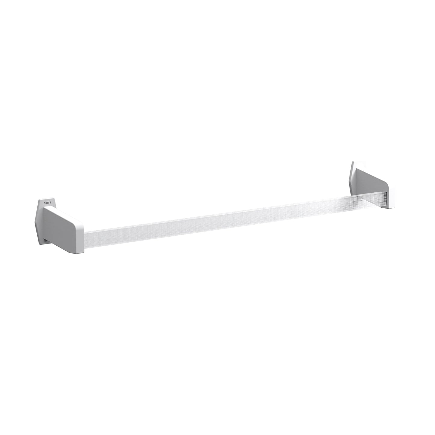 SONIA -LUCE TOWEL BAR 24" WHITE LINEN