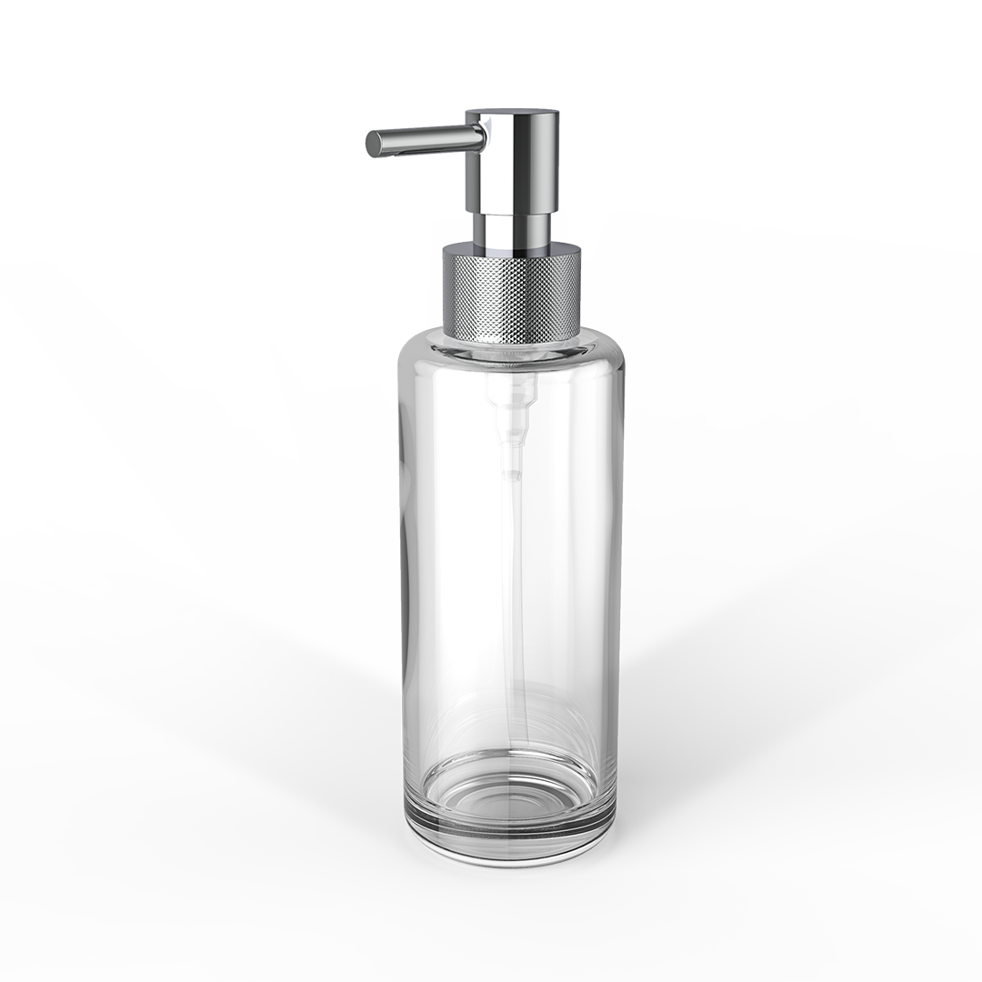 DW TT PORTER Soap dispenser Glass bottle Clear / Pump Chrome