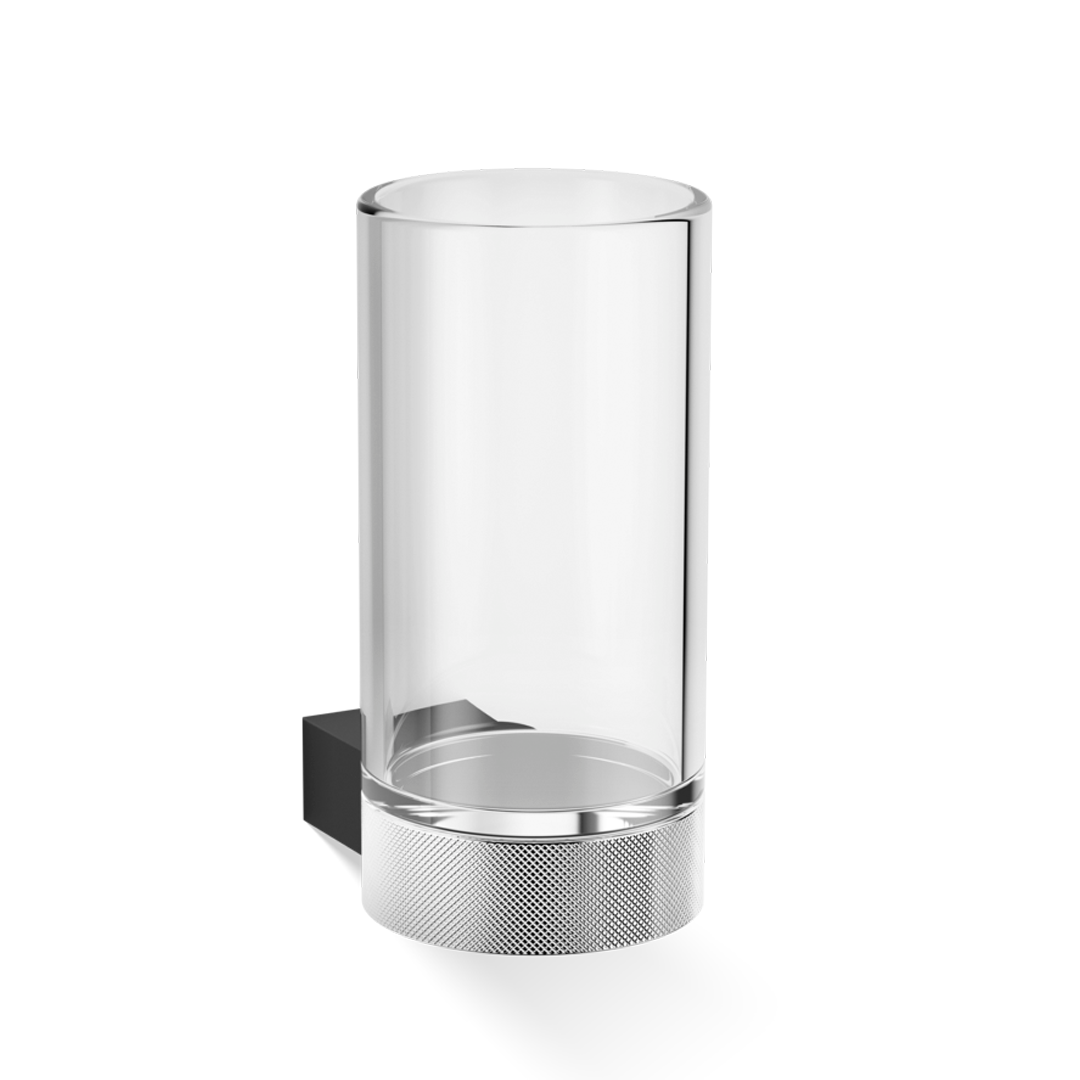 DW CLUB WMG Tumbler WM - Black Matte / Chrome with tumbler made of KRISTALL - clear