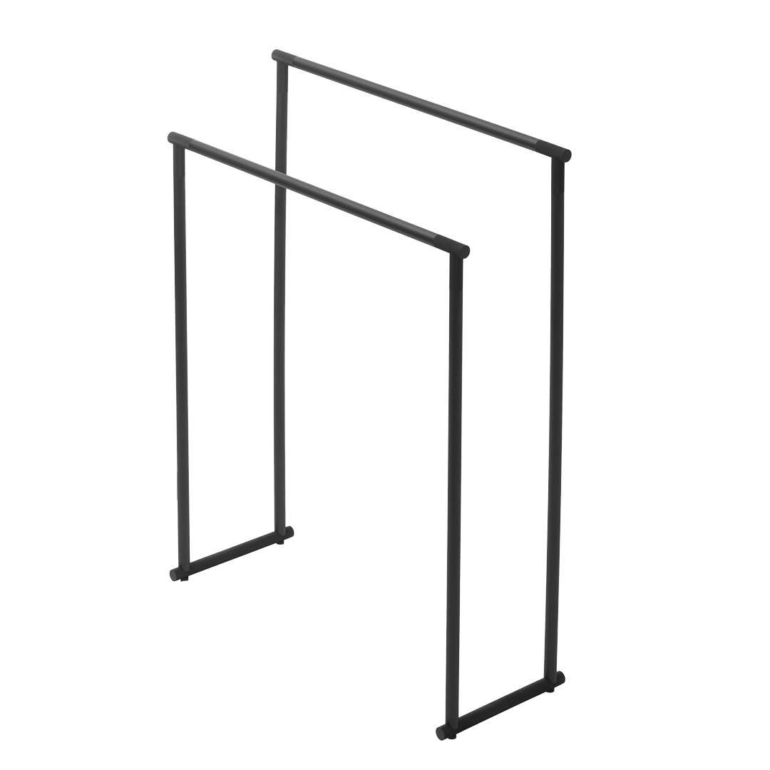 DW CLUB HT Towel stand - Black Matte/Black Matte