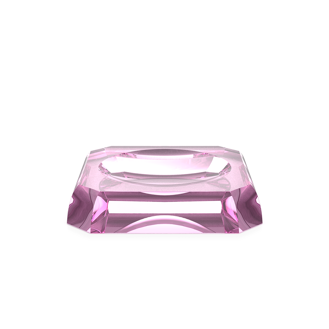 DW KR STS KRISTALL Soap dish - Pink