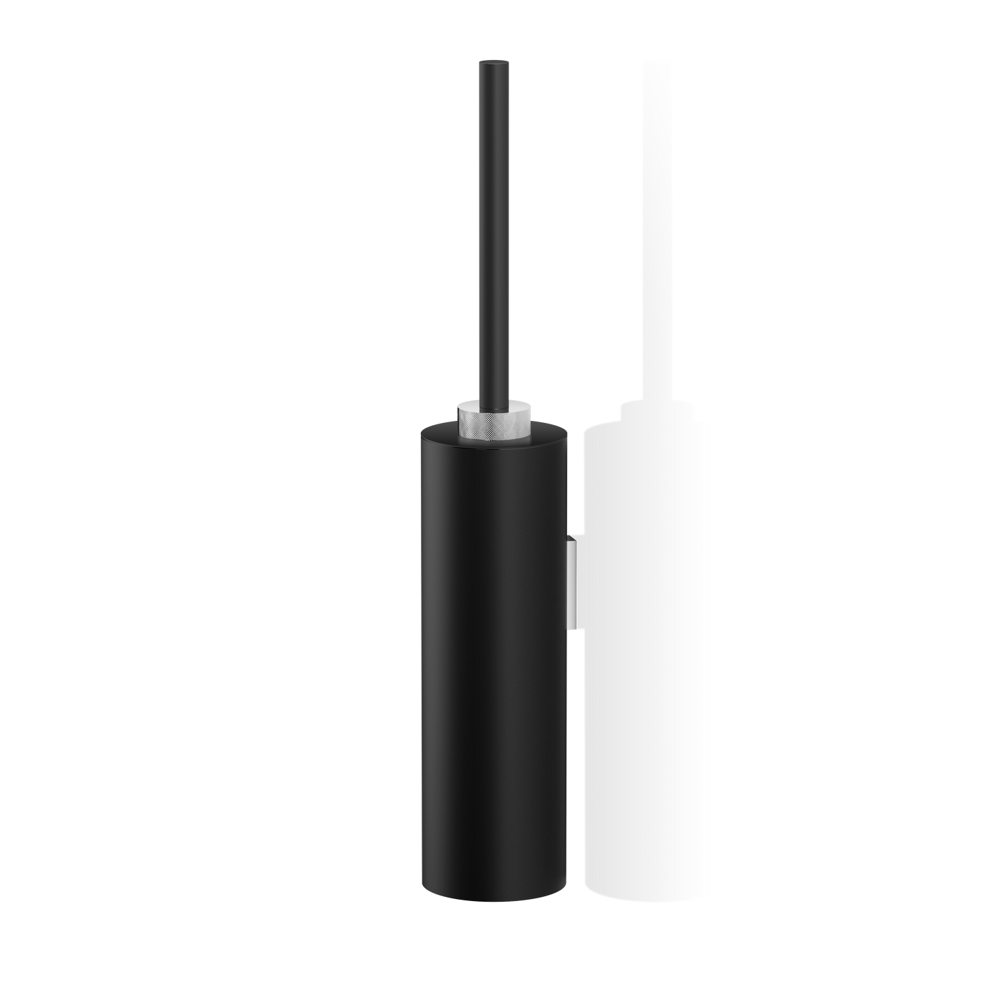 DW CLUB WBG Toilet brush set - WM - Black Matte / Chrome