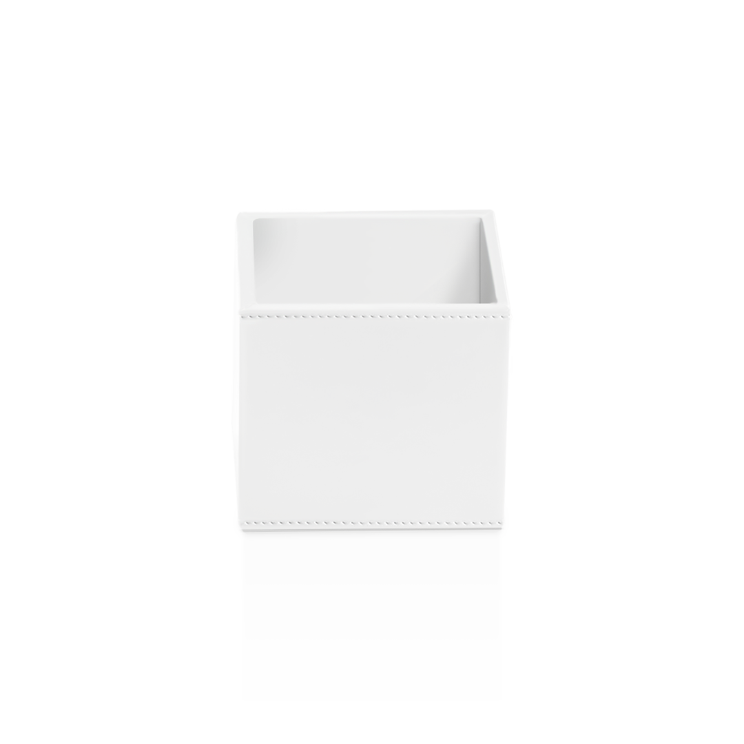 DW BROWNIE UB Utensil box Vegan Leather White