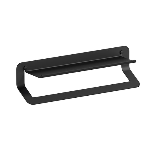 SONIA -QUICK TOWEL BAR & SHELF 18" BLACK