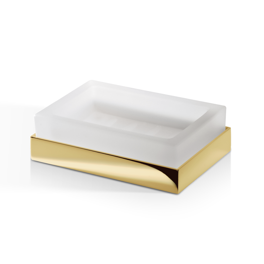 DW CO STS CORNER Soap dish - Gold 24 Carat