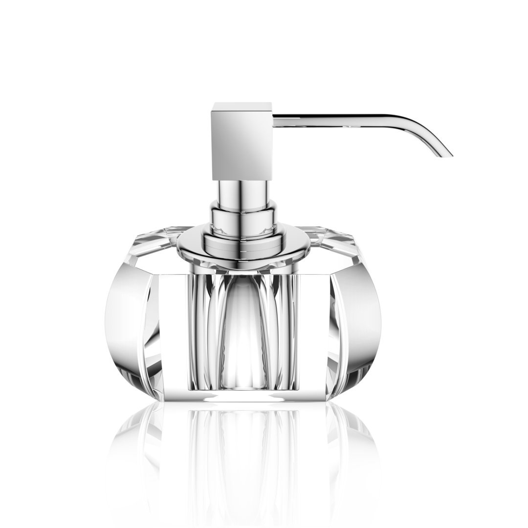 DW KR SSP KRISTALL Soap dispenser - Crystal clear / Chrome