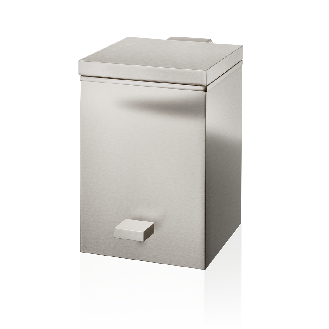 DW TE 75 Softclose Pedal bin - Satin Nickel