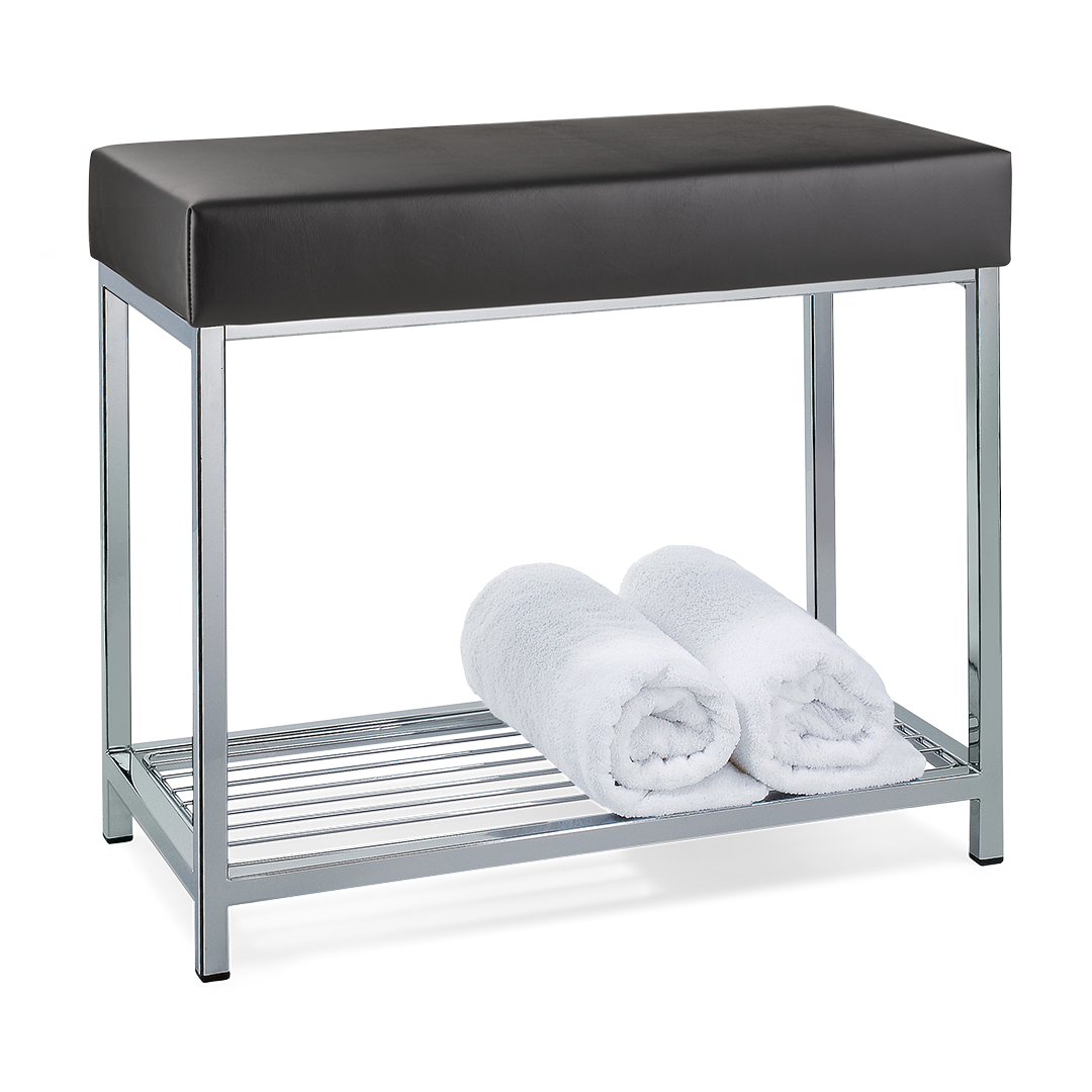 DW DW 77 Bench with shelf Chrome / seat Black