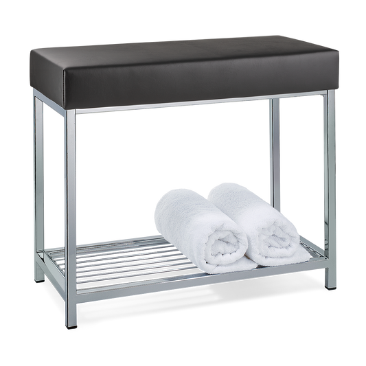 DW DW 77 Bench with shelf Chrome / seat Black