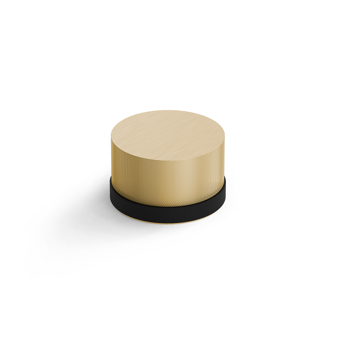 DW CLUB DOORMAN L doorstop 4 lbs - Brass Matte