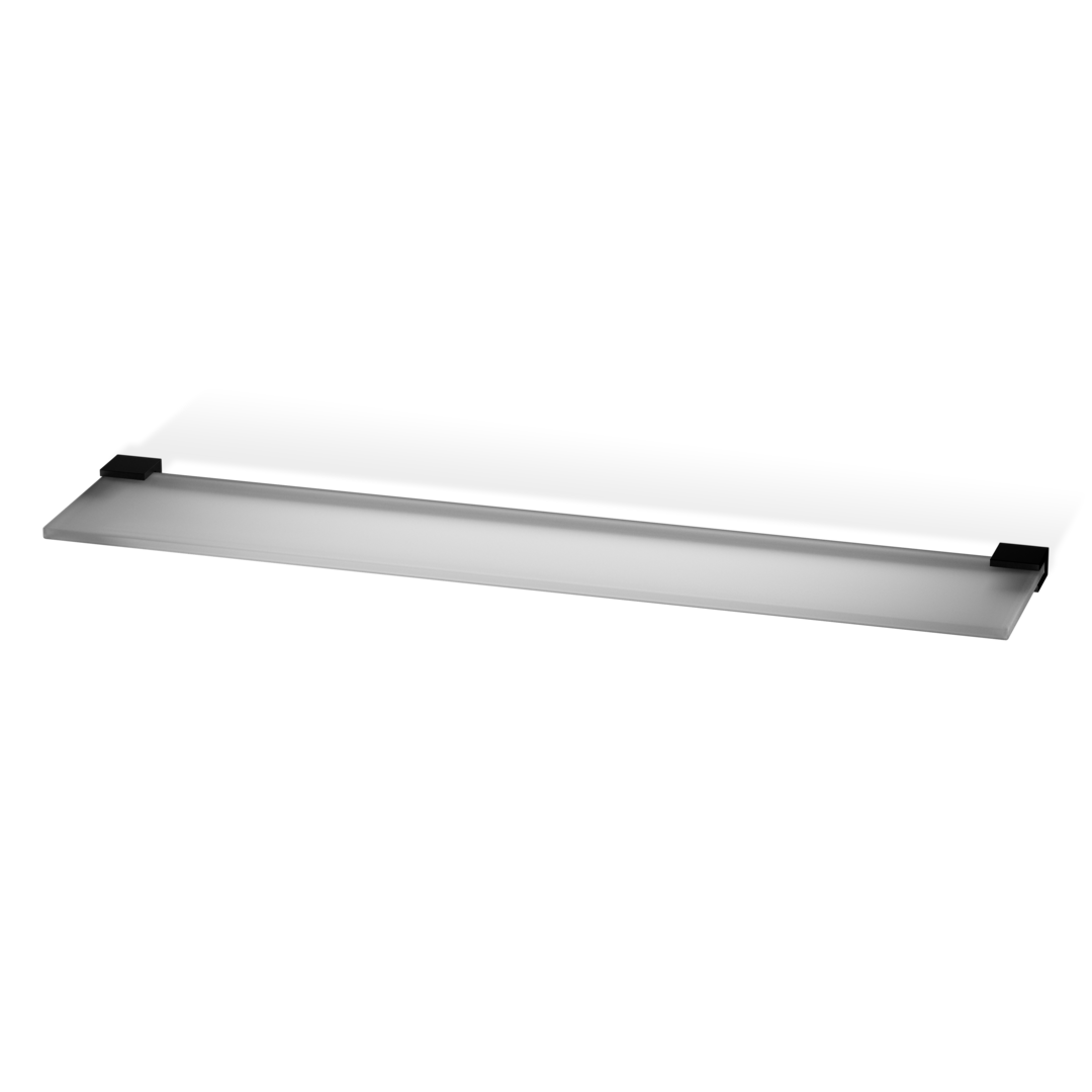 DW CO GLA60 CORNER Shelf 24" - Black Matte