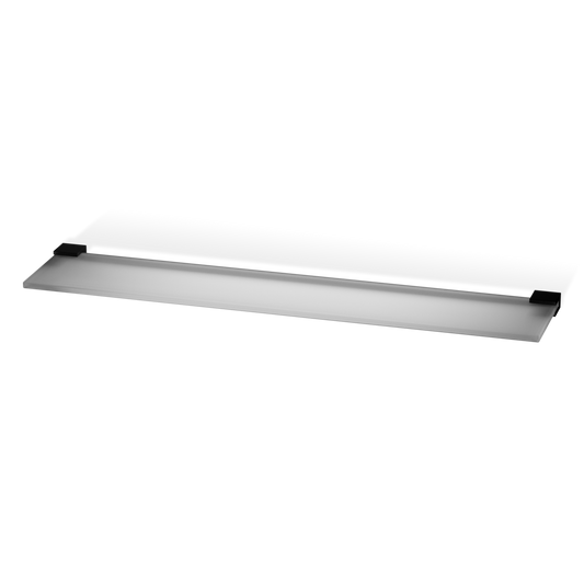 DW CO GLA60 CORNER Shelf 24" - Black Matte