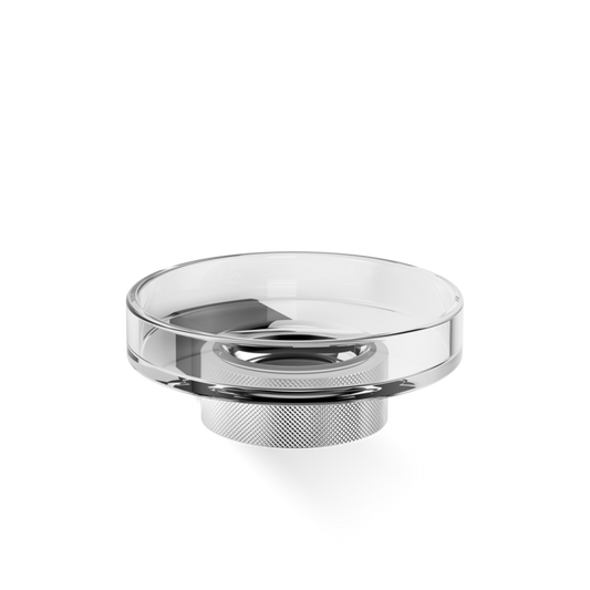 DW CLUB WSS Soap dish WM - Black Matte / Chrome with soap dish made of KRISTALL - clear