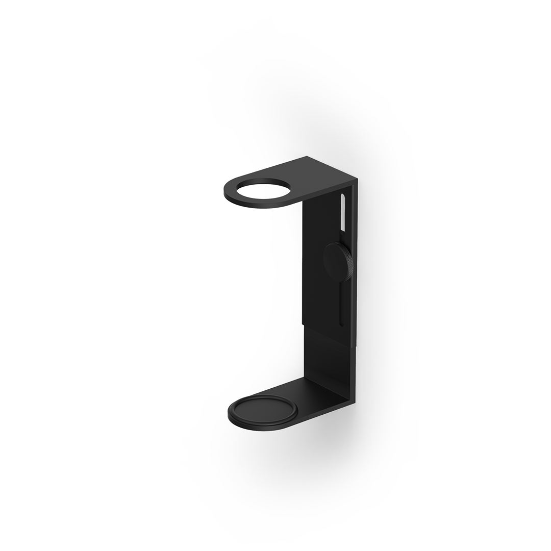 DW PORTER Wall holder for dispenser bottles Black Matte