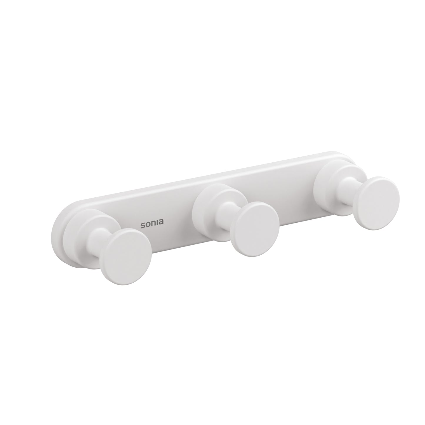 SONIA -TECNO-PROJECT TRIPLE ROBE HOOK WHITE