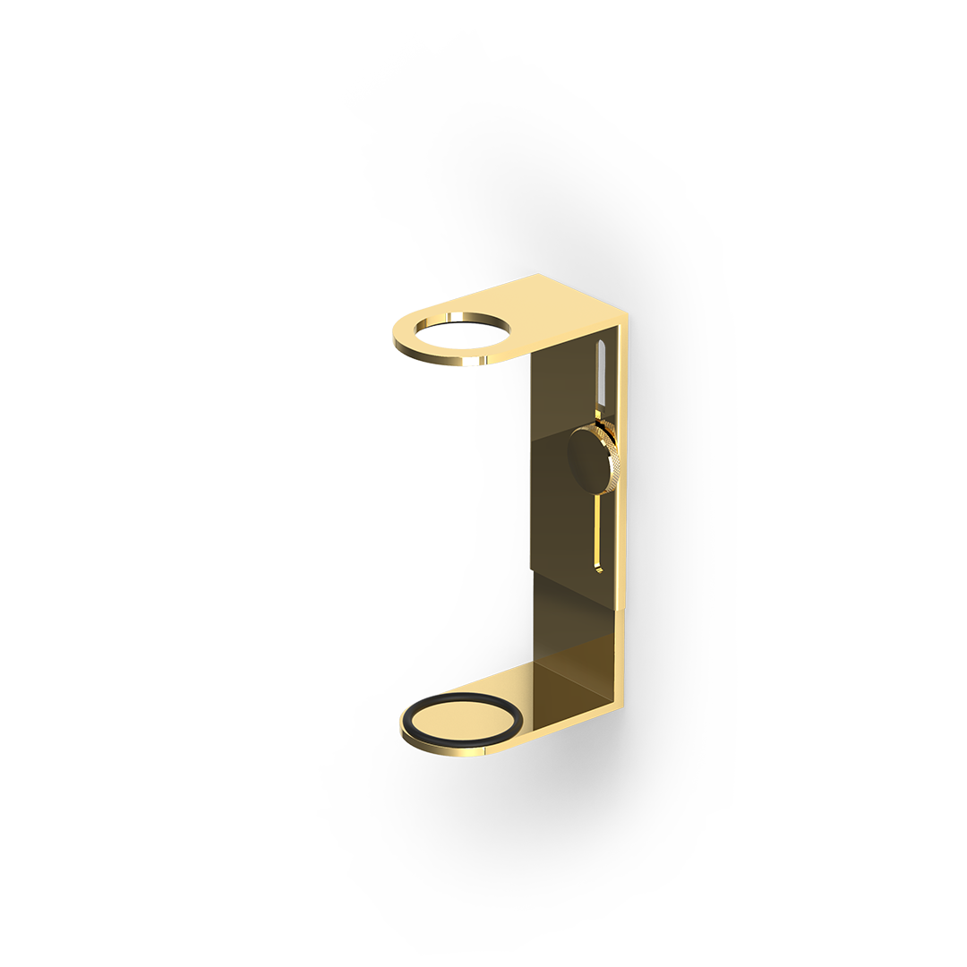 DW PORTER Wall holder for dispenser bottles Gold 24 Carat