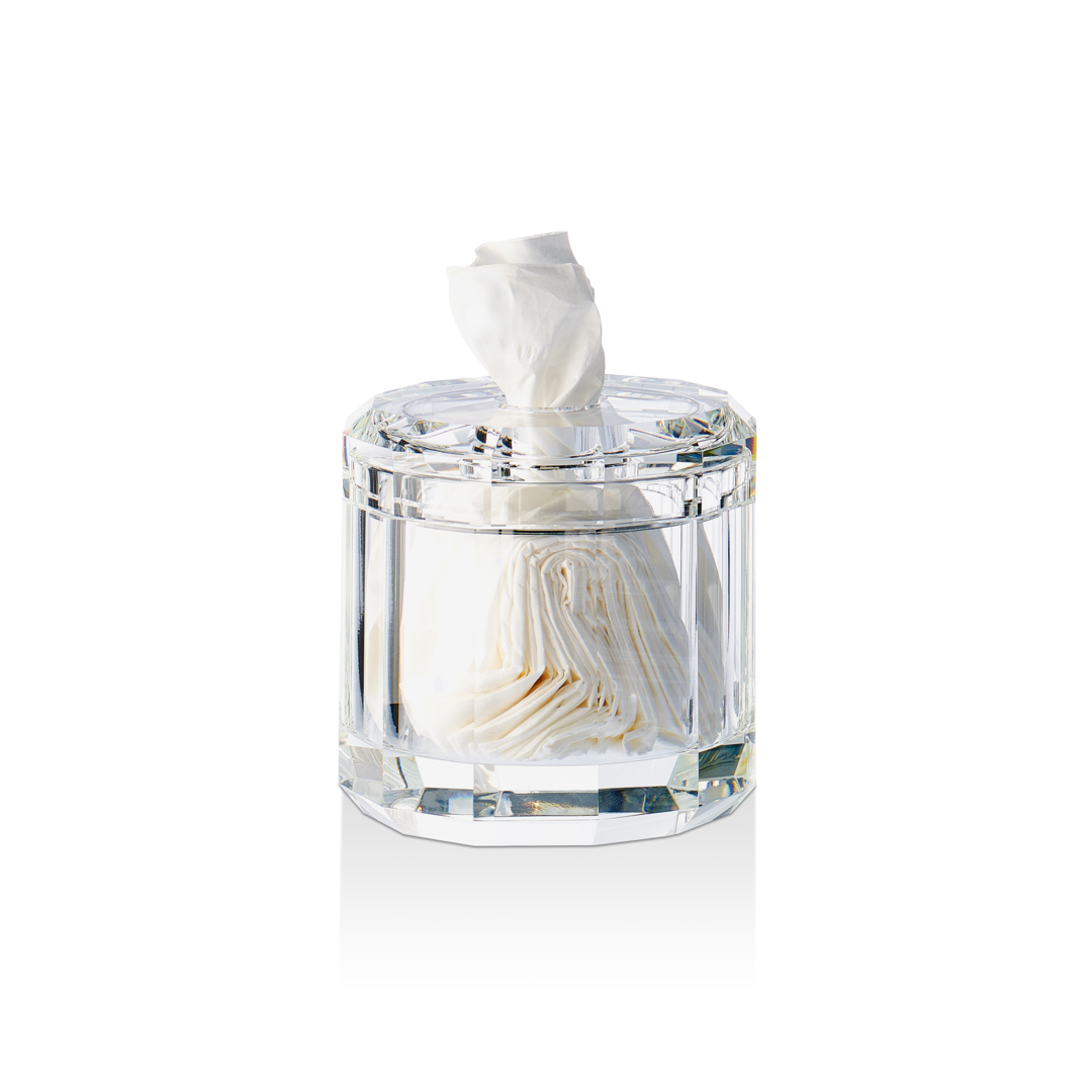 DW KR KB KRISTALL Tissue box - Crystal clear