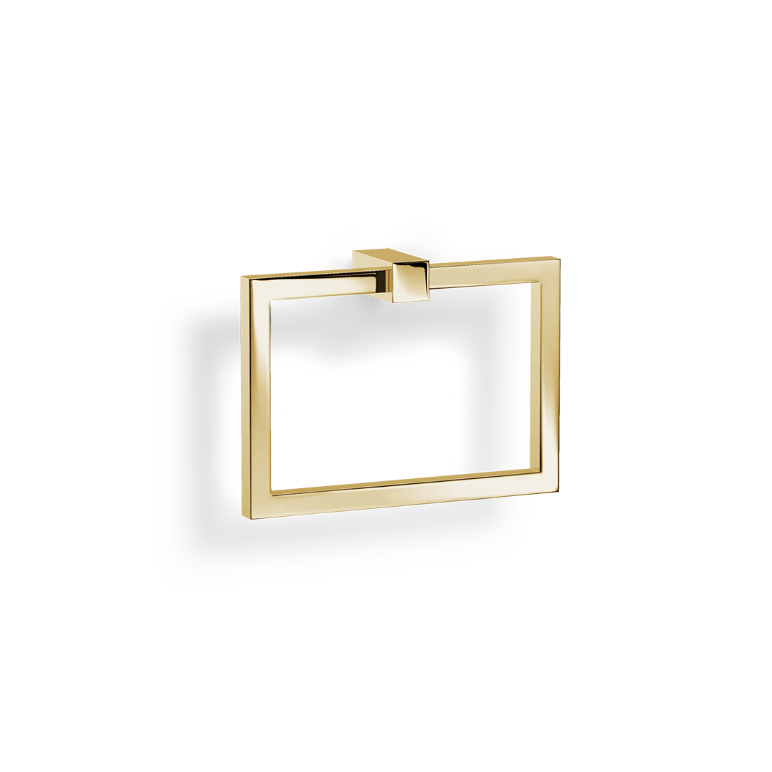 DW CO HTR N CORNER Towel ring - Gold 24 Carat