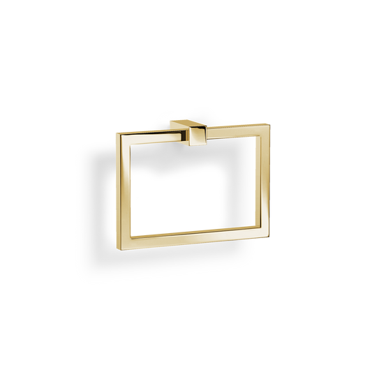 DW CO HTR N CORNER Towel ring - Gold 24 Carat