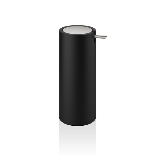DW STONE SSP Soap dispenser - Black Matte / Stainless Steel Matte