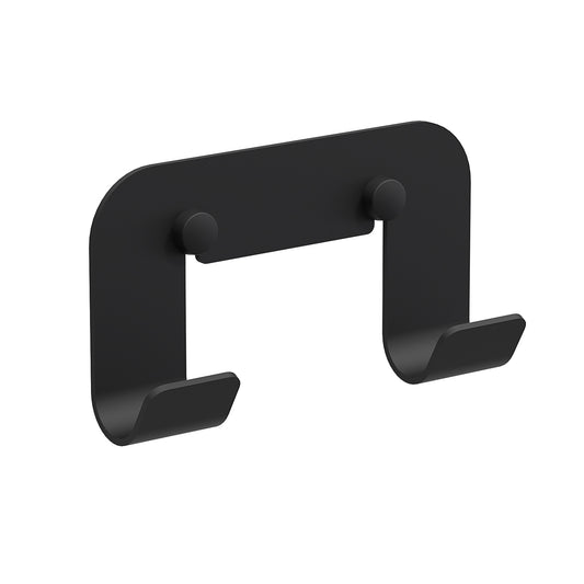 SONIA -QUICK DOUBLE ROBE HOOK BLACK