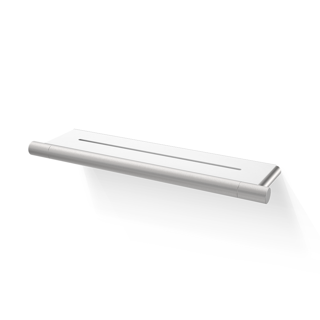 DW BAR DA shower tray - Stainless Steel Matte, Shelf White