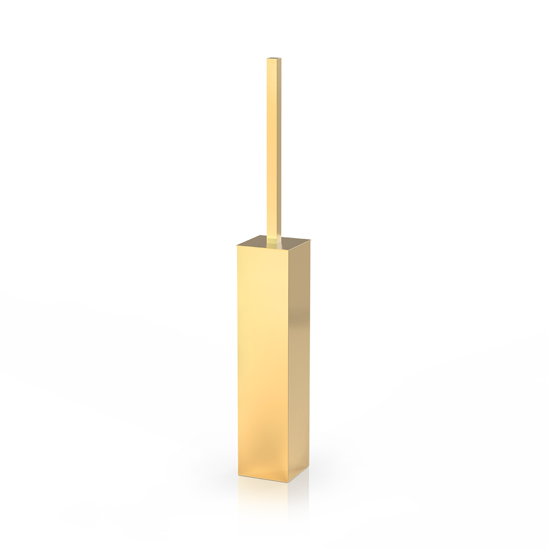 DW CO SBG CORNER Toilet brush set - Gold Matte 24 Carat
