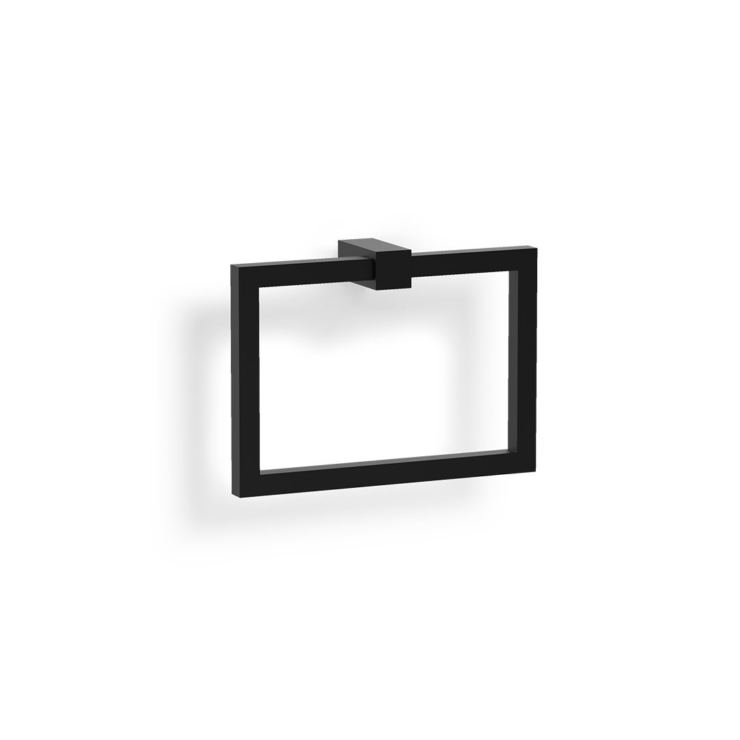 DW CO HTR N CORNER Towel ring - Black Matte