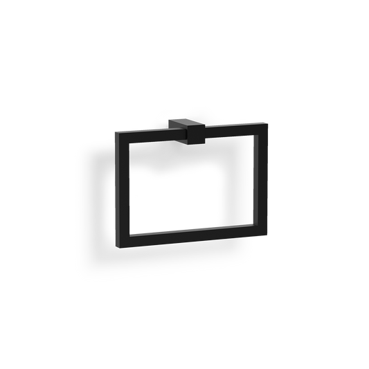DW CO HTR N CORNER Towel ring - Black Matte