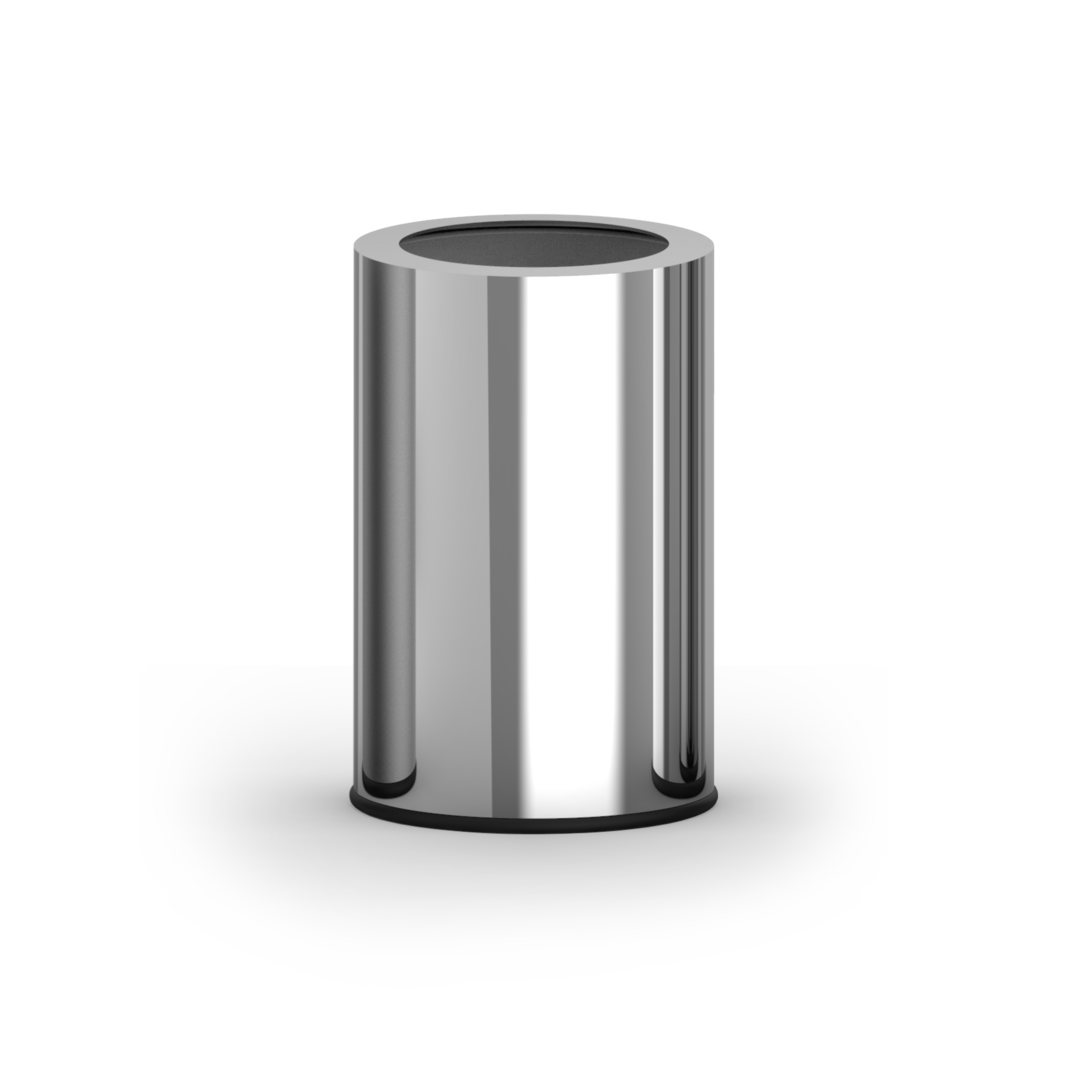 DW ROOMS Waste bin - Chrome