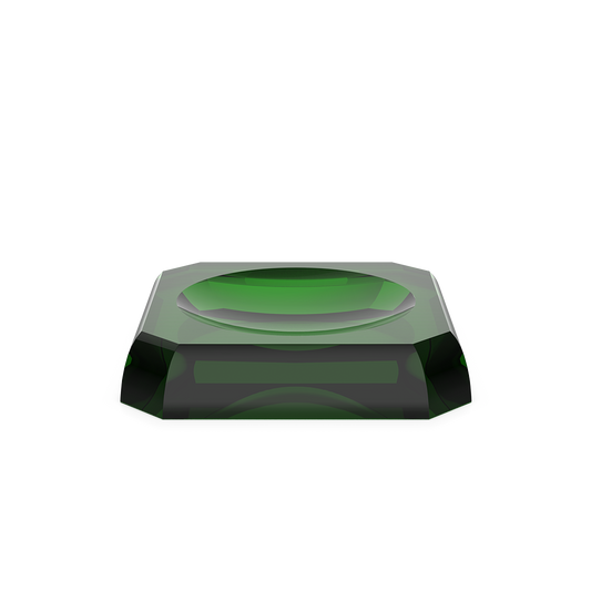 DW KR STS KRISTALL Soap dish - English green