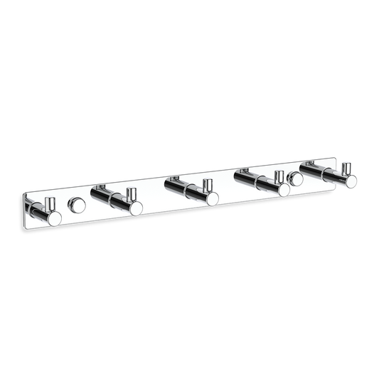 DW BA HAK5 BASIC Clothes hook with 5 hooks - Chrome
