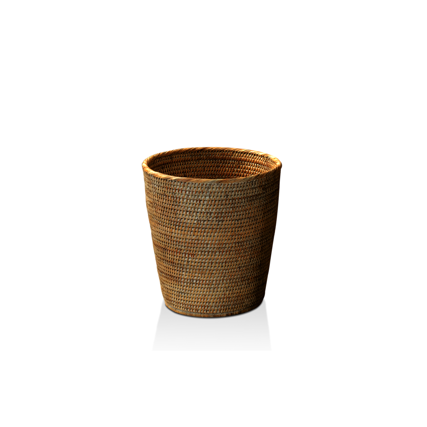 DW BASKET PK Paper bin round - Rattan dark