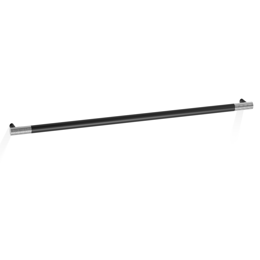 DW CLUB HTE80 Towel rail Black Matte / Chrome