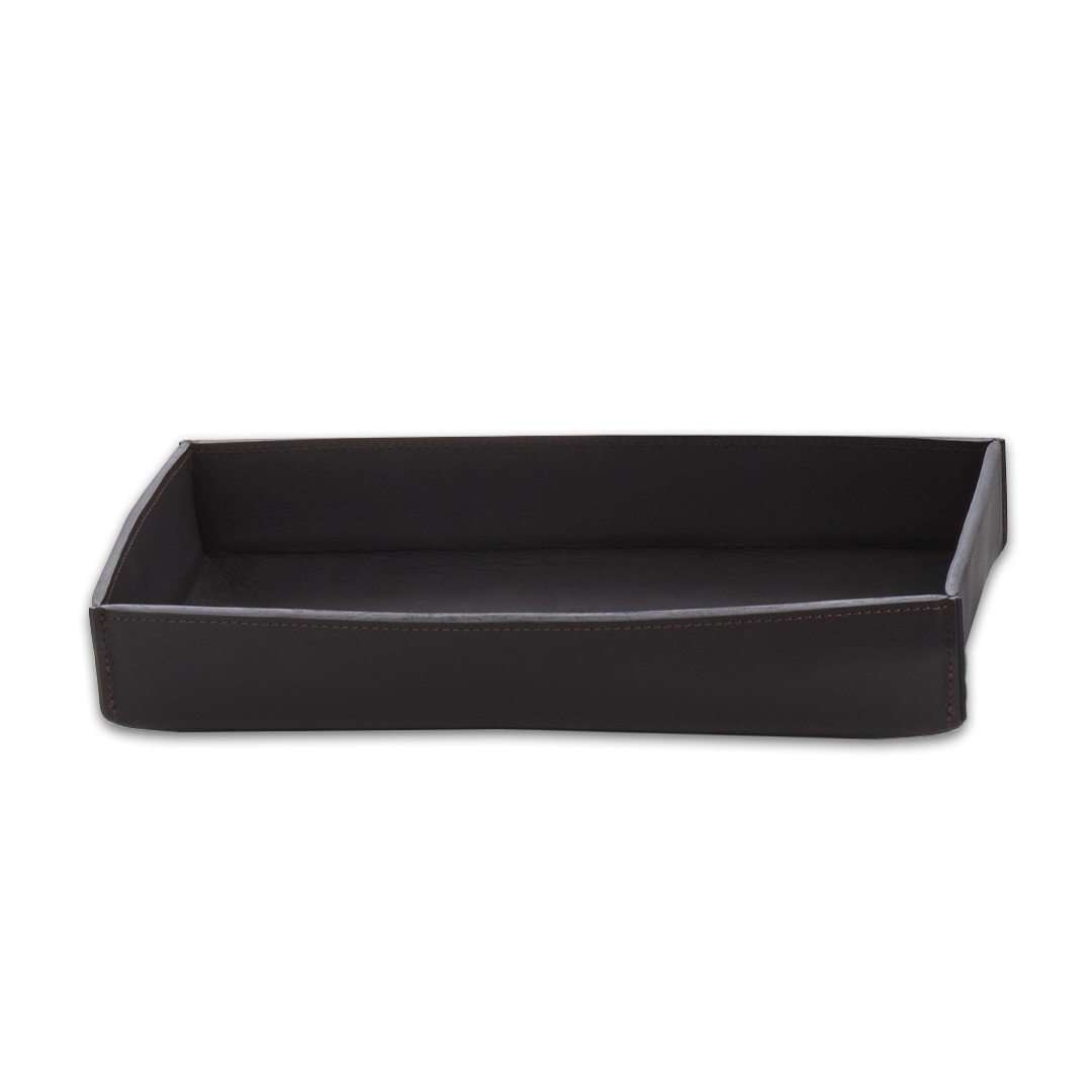 DW NAPPA TAB L Tray - NAPPA Genuine Leather Black-brown
