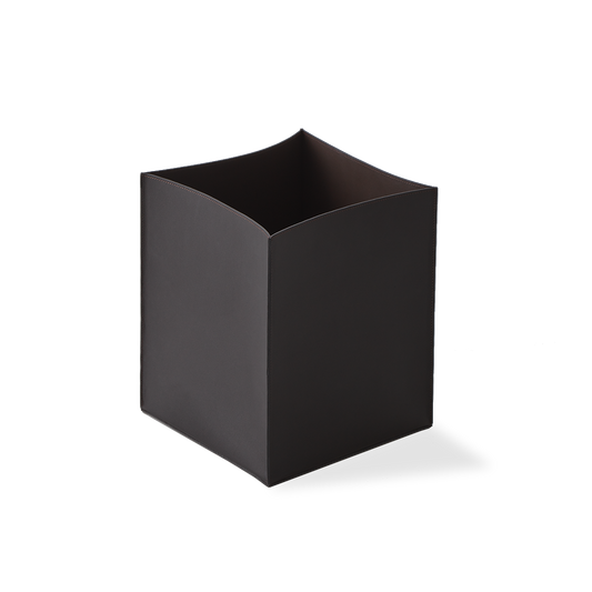 DW NAPPA PK Paper bin without cover - NAPPA Genuine Leather Black-brown