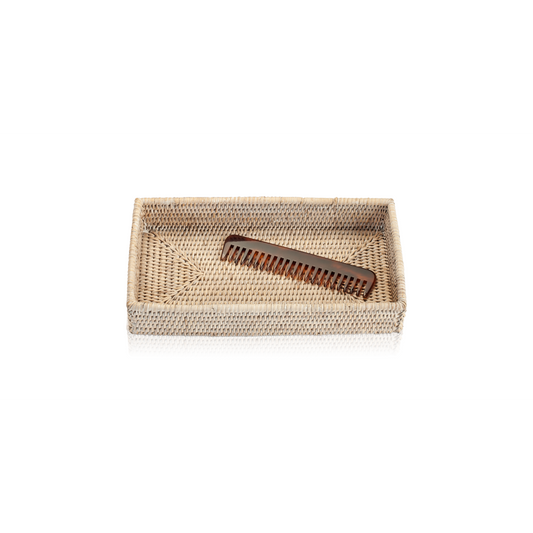 DW BASKET TAB 2 Tray square - Rattan light