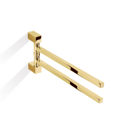 DW CO HTH2 CORNER Towel rail double Gold 24 Carat