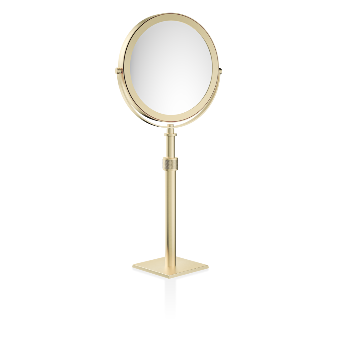 DW SP 15/V Cosmetic mirror - Gold Matte 24 Carat - 5x Magnification