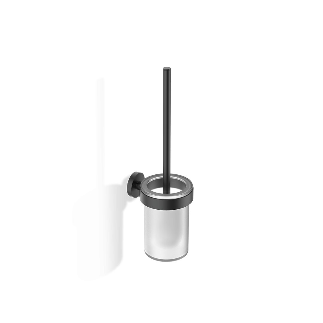 DW BA WBG BASIC Toilet brush set - Black Matte