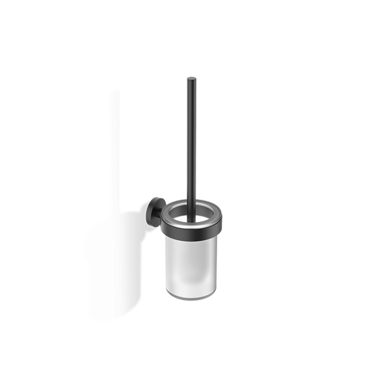 DW BA WBG BASIC Toilet brush set - Black Matte